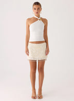 Khai Halter Top - White