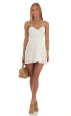 Corset Dress in White