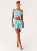 Aletta Sequin Mini Dress - Blue