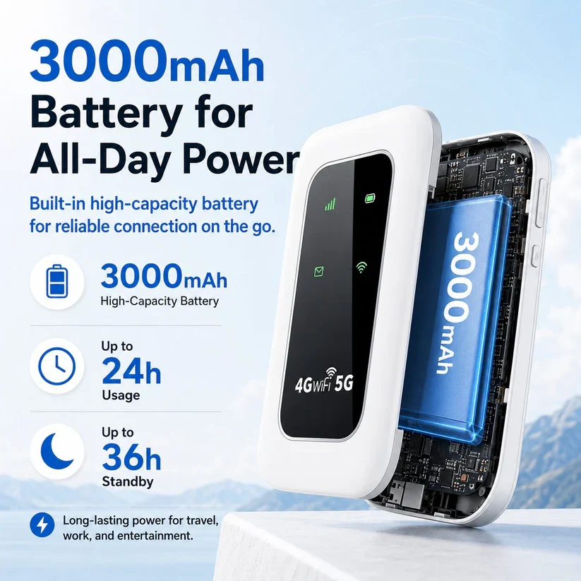📶 2026 Pocket WiFi — Fast, Portable Internet for Travel, Work & Home Backup