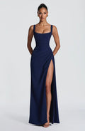Laleh Maxi Dress - Plum Brown